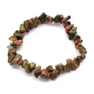 Bracelet en Jaspe Vert – Pierres naturelles (Chipstone)