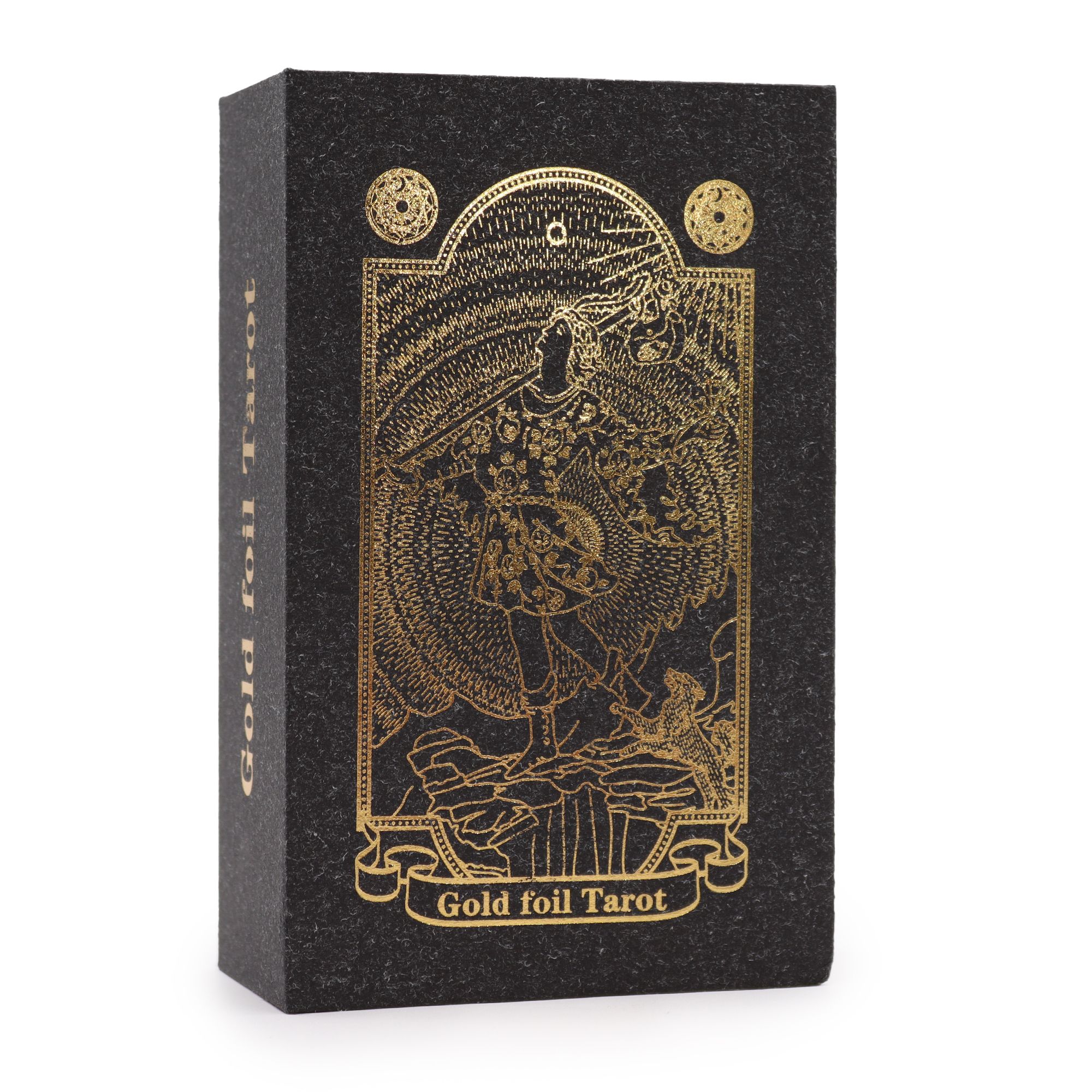 Gold Foil Tarot Set – Jeu de Tarot Doré avec Livre & Coffret Cadeau – Image 2