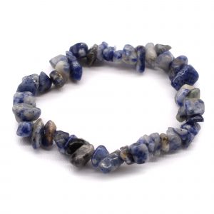 Bracelet en Sodalite – Pierres naturelles (Chipstone)