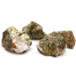 Spécimens minéraux de chalcopyrite – environ 80 pièces