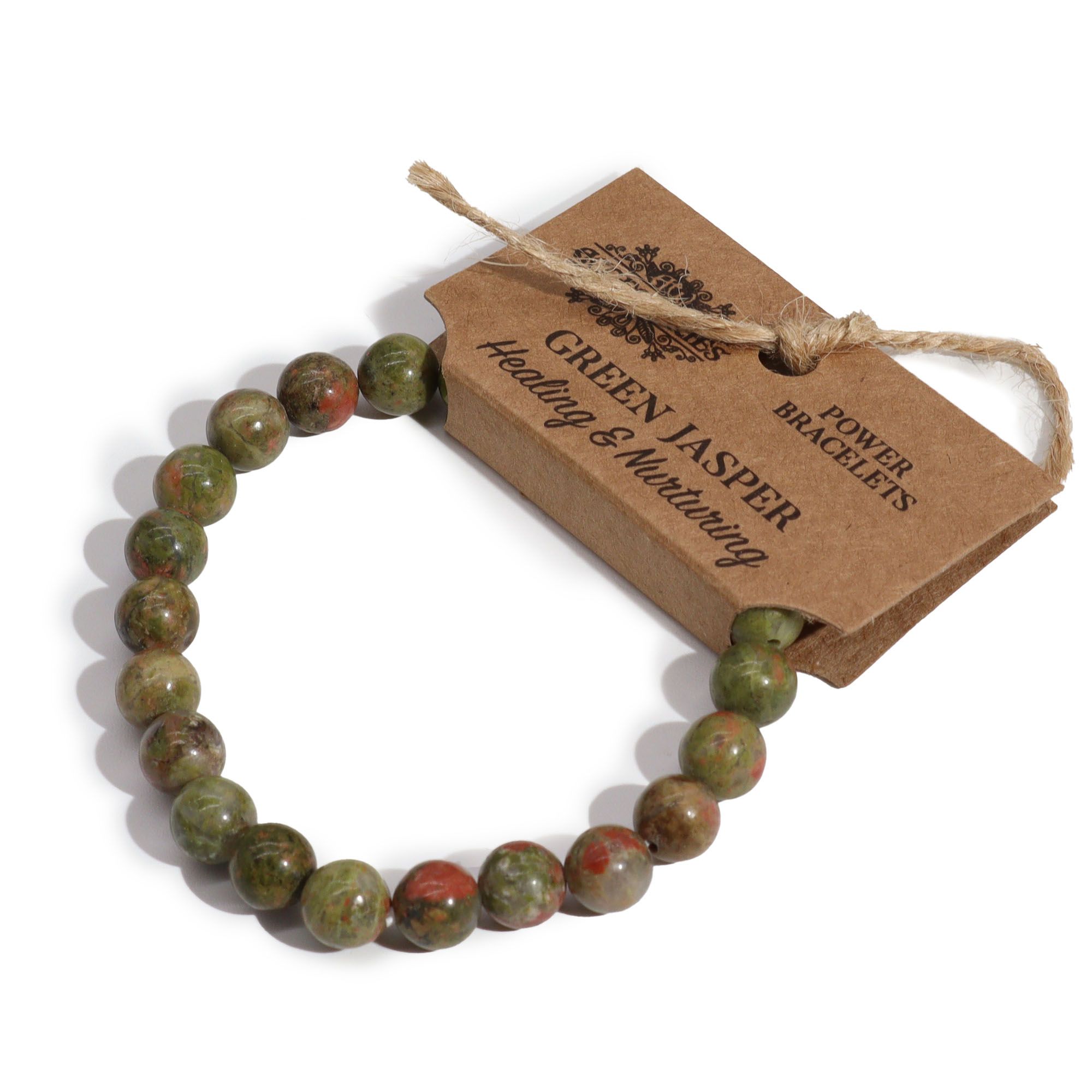 Bracelet Énergétique en Jaspe Vert – Équilibre & Renouveau