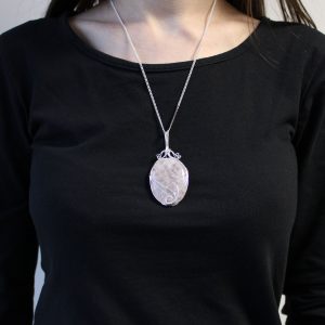 Collier Gemme Enroulée – Opalite