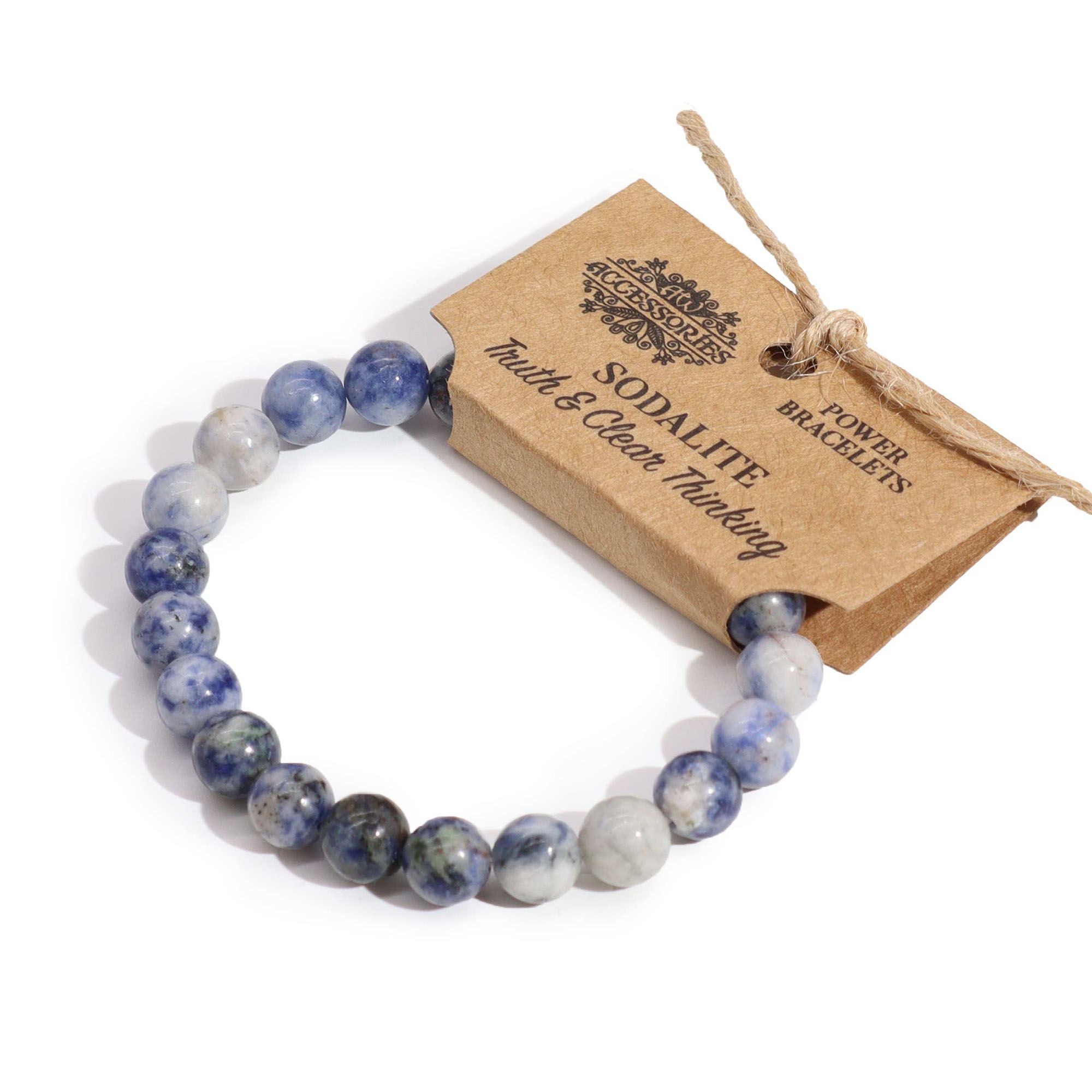 Bracelet Énergétique Sodalite – Calme Mental & Clarté