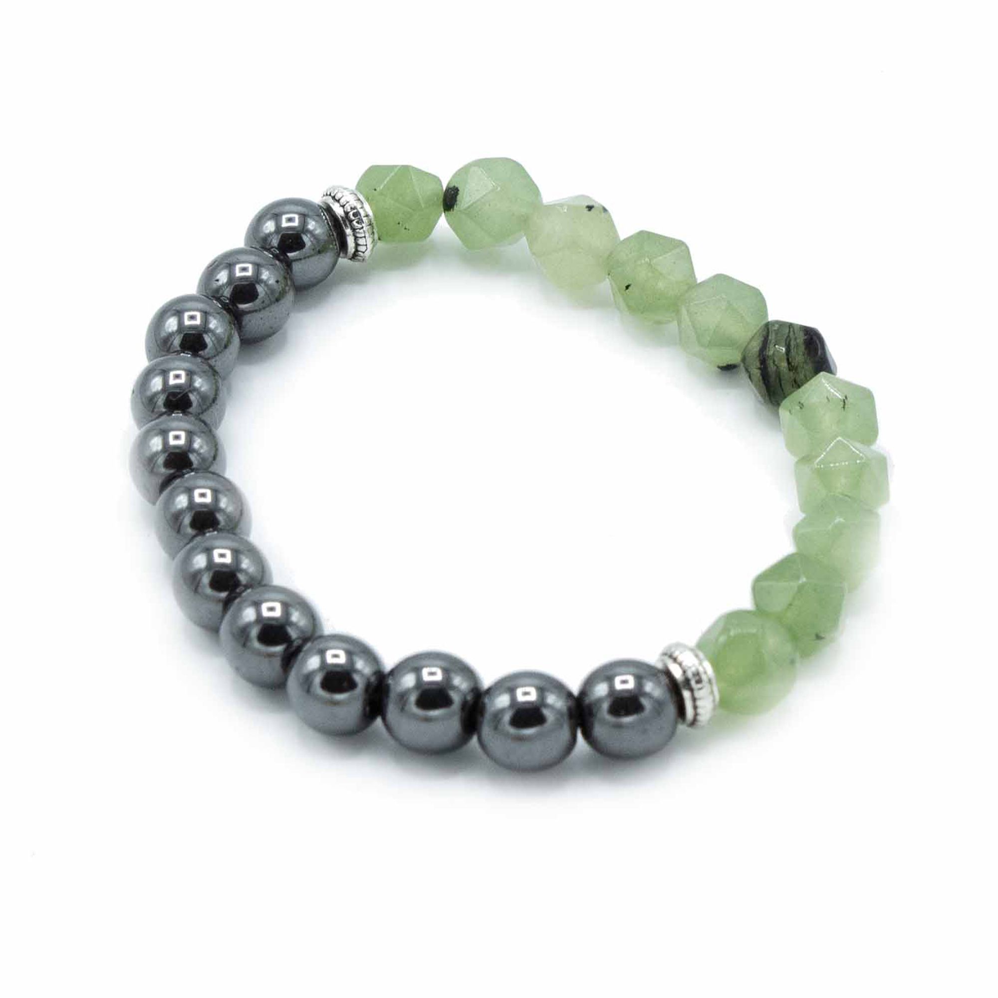 Bracelet Facetté Magnétique en Jade – symbolique énergétique & Équilibre – Image 2