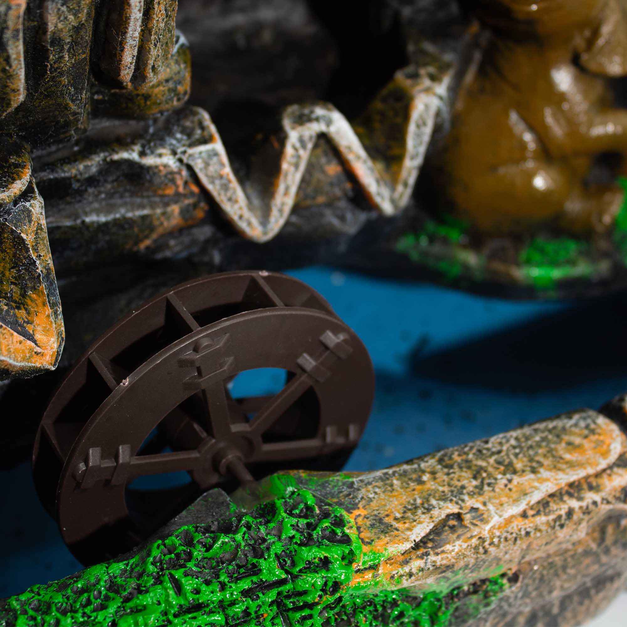 Fontaine d’intérieur décorative éléphants avec boule cristal et lumière – 30×20×35 cm – Image 2