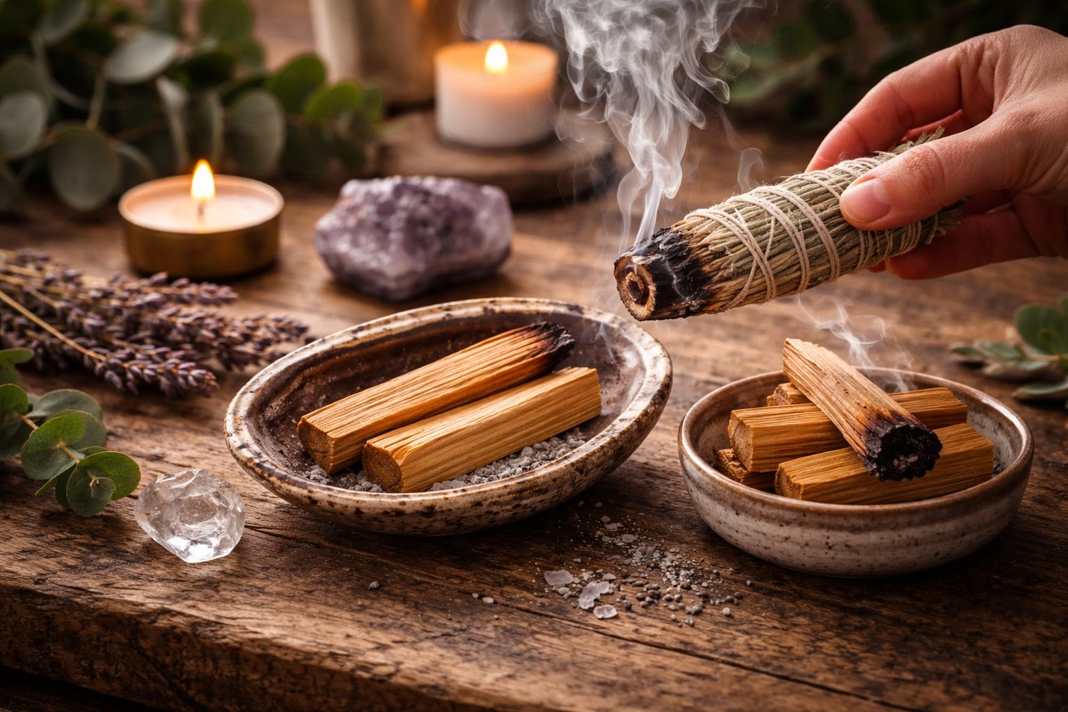 Comment purifier son espace avec la sauge et le palo santo