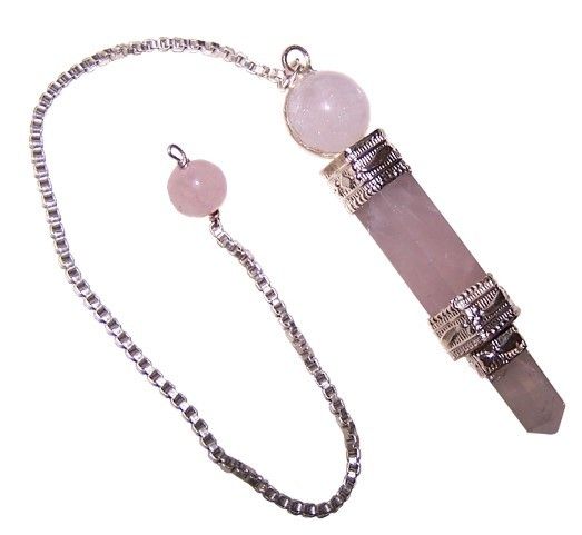 Pendule triple en quartz rose – Image 2