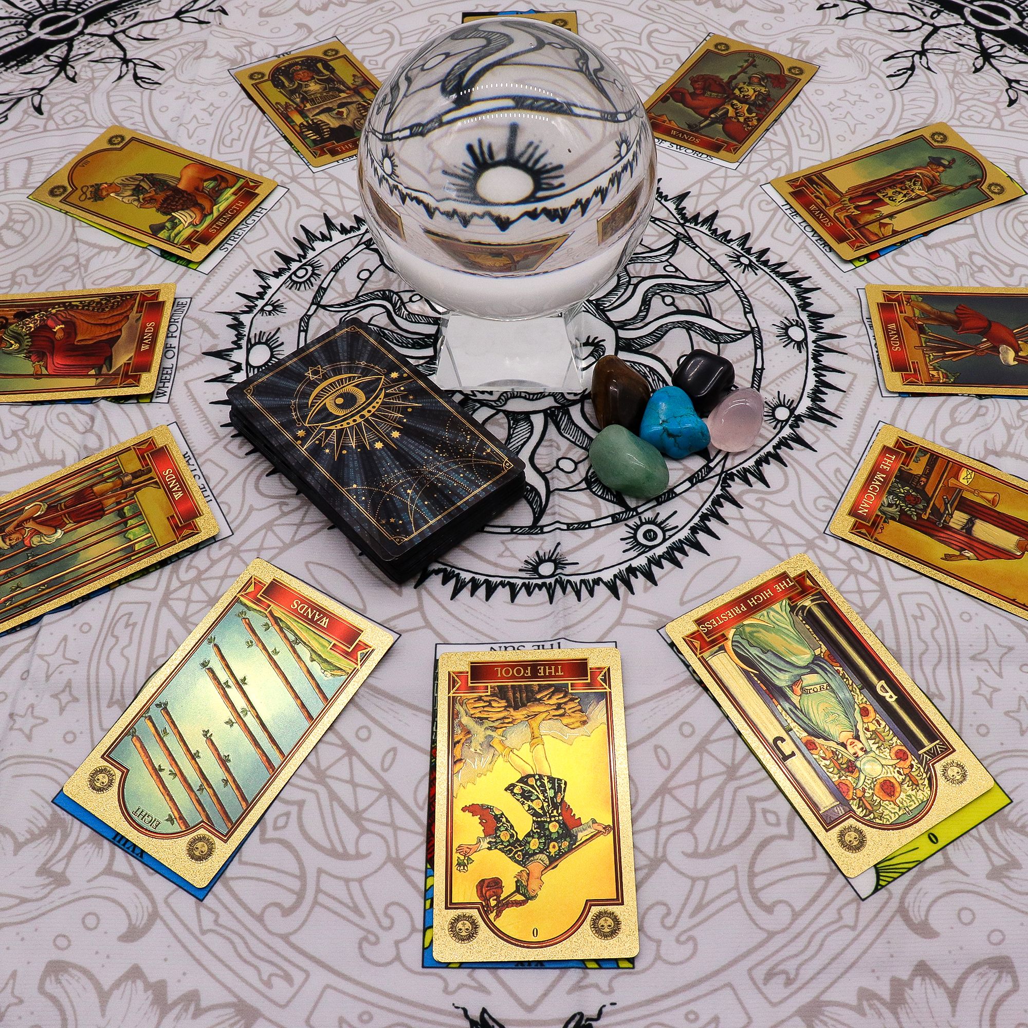 Tapis de tirage tarot – Arbre de vie – Image 7