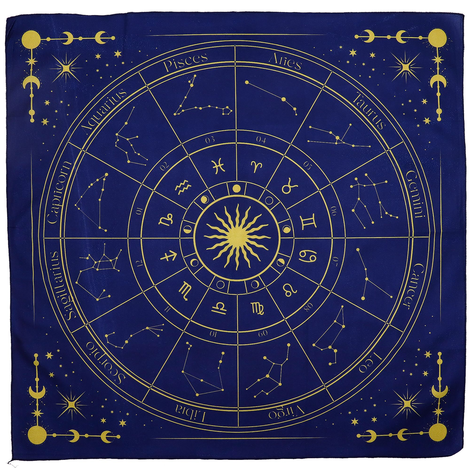 Tapis de tirage tarot – Zodiaque – Image 6