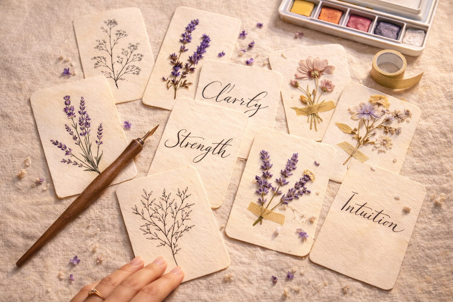 Cartes d'oracle DIY — Lumen Arca