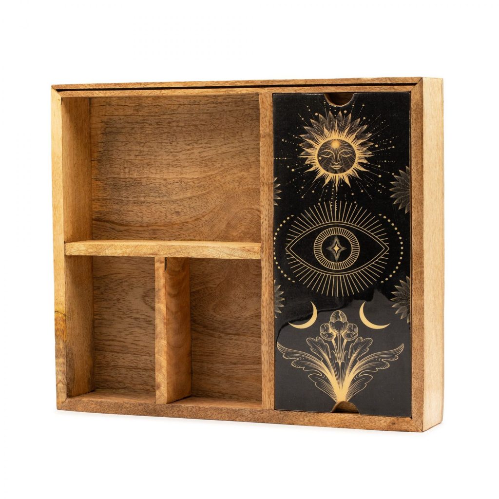 Boîte Tarot 4 Compartiments