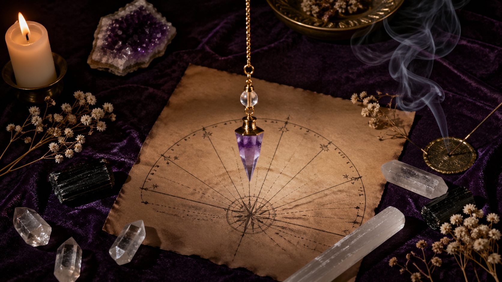 Le pendule divinatoire — guide complet pour débuter — Lumen Arca