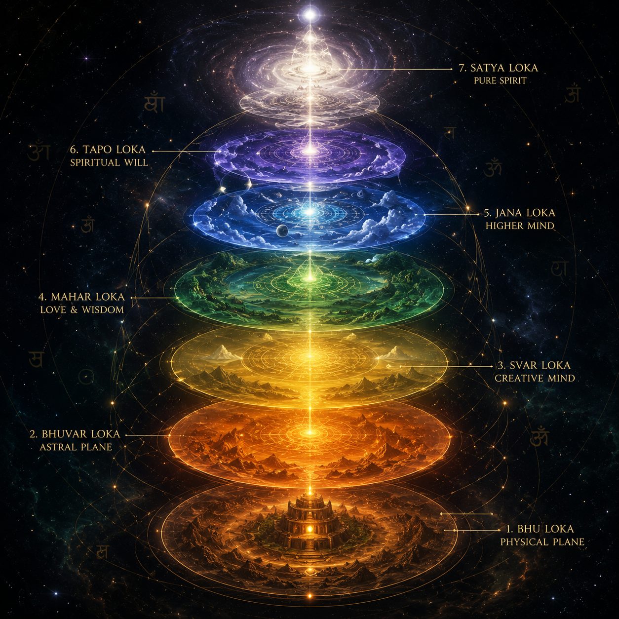 Les 7 plans de l'existence selon Blavatsky