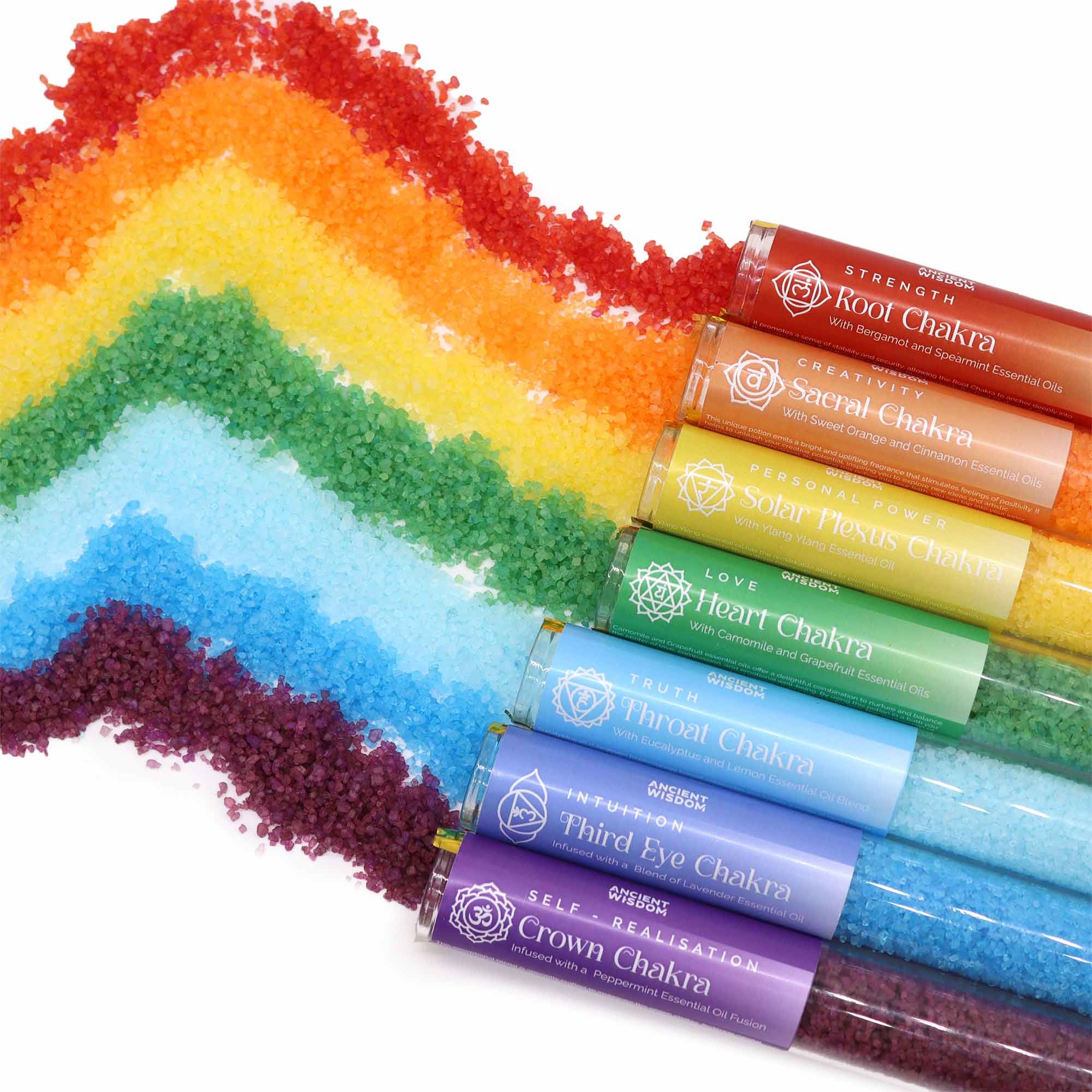 Coffret Sels de Bain 7 Chakras