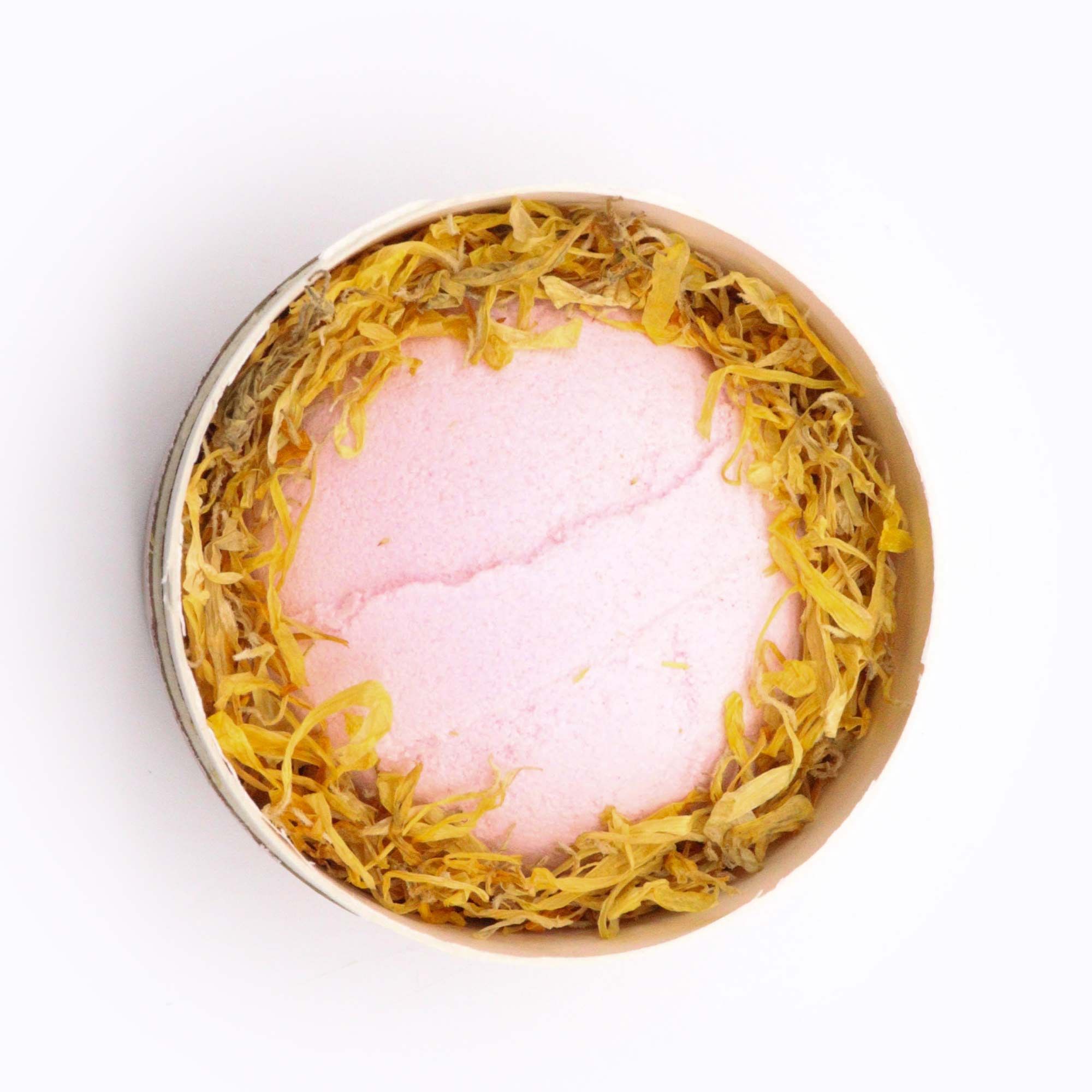 Bombe de Bain Blooming Pink Bliss — Encens, Rose Centifolia & Pétales de Souci – Image 2
