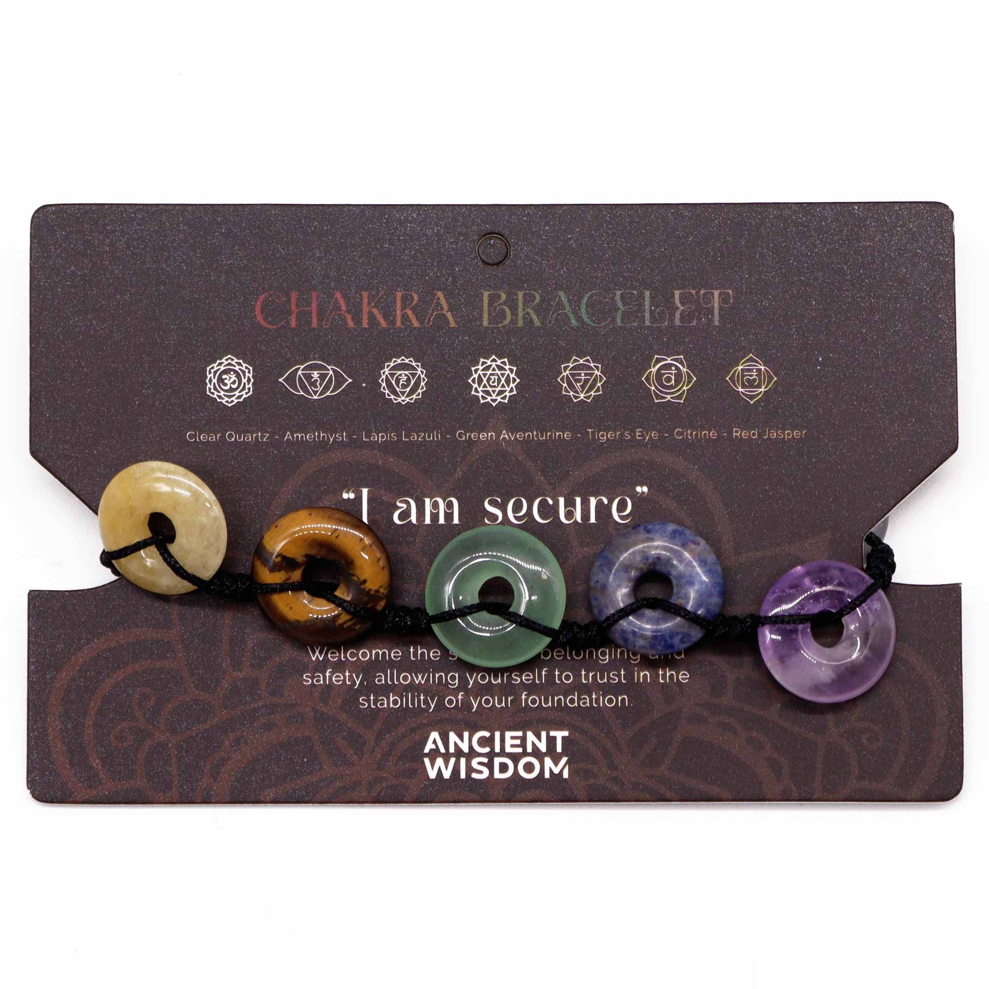Bracelet 7 Chakras en Pierres Naturelles – Grands Donuts – Image 2
