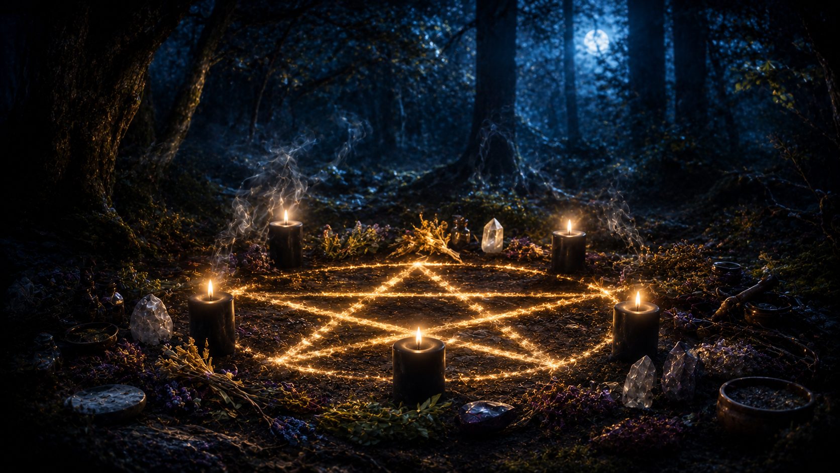 Les sorts de protection wiccan : rituels pratiques, herbes et symboles