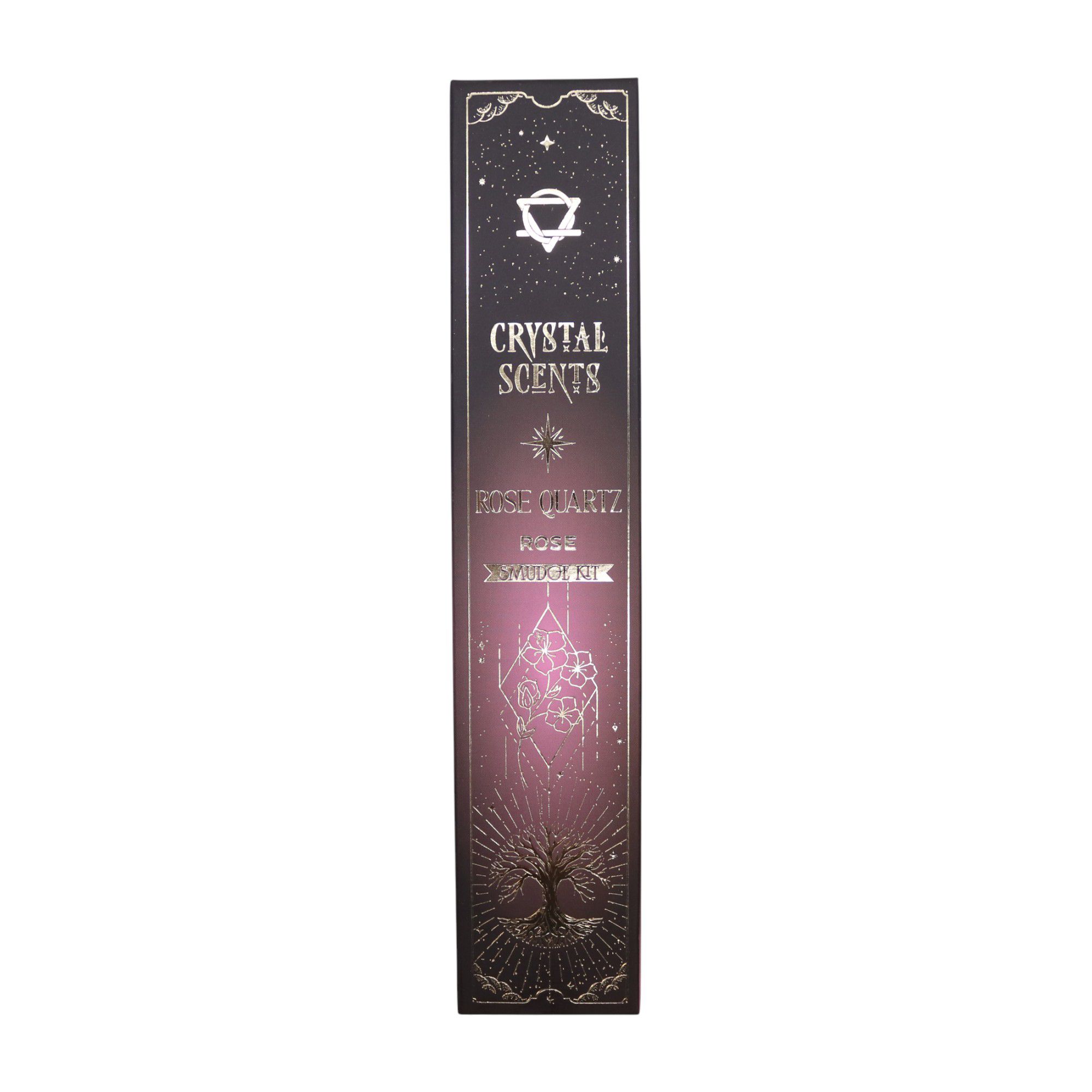 Encens Rose aux Cristaux de Quartz Rose – 10 Bâtonnets Crystal Scents pour Rituel & Ambiance Douce – Image 6