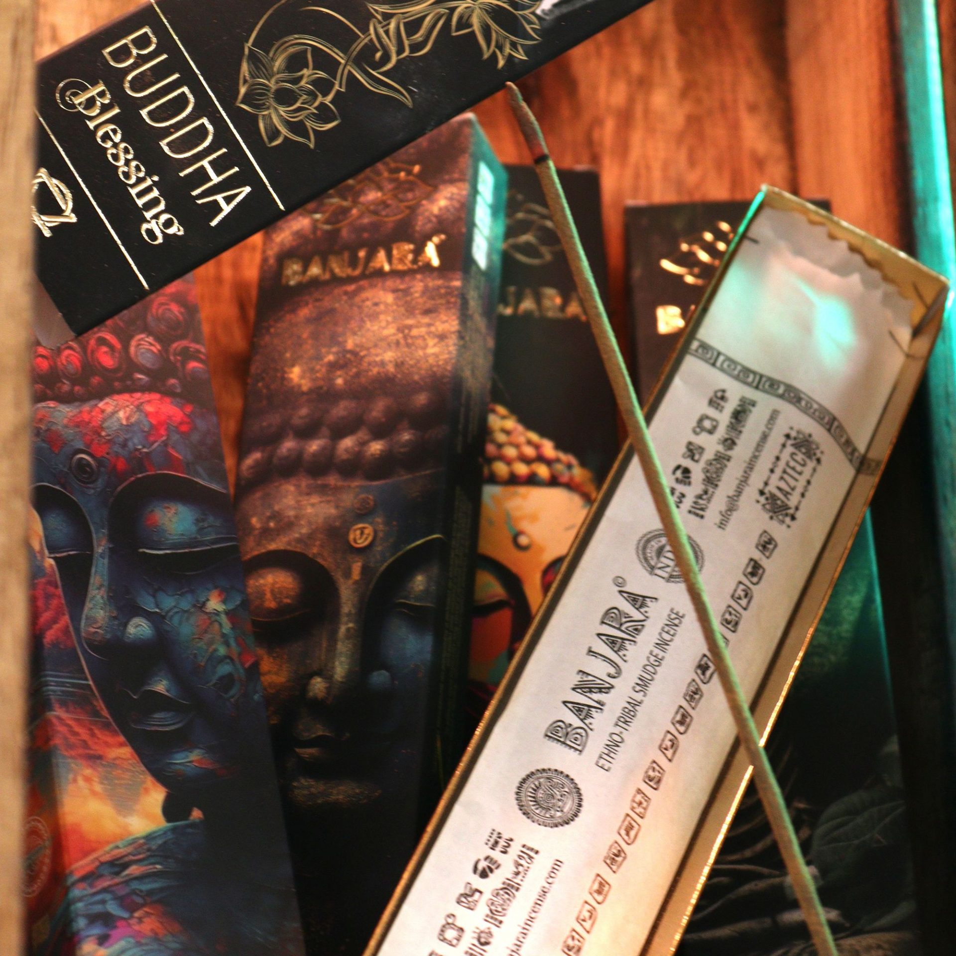 Coffret Encens Banjara Bouddha – 6 Encens Assortis pour Méditation, Rituel & Sérénité – Image 3