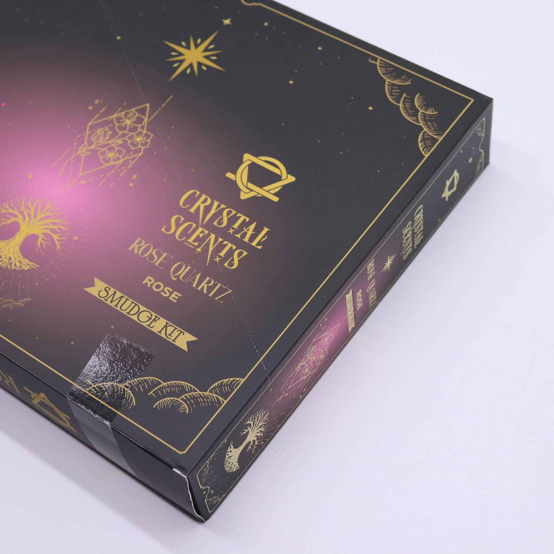 Encens Rose aux Cristaux de Quartz Rose – 10 Bâtonnets Crystal Scents pour Rituel & Ambiance Douce – Image 4