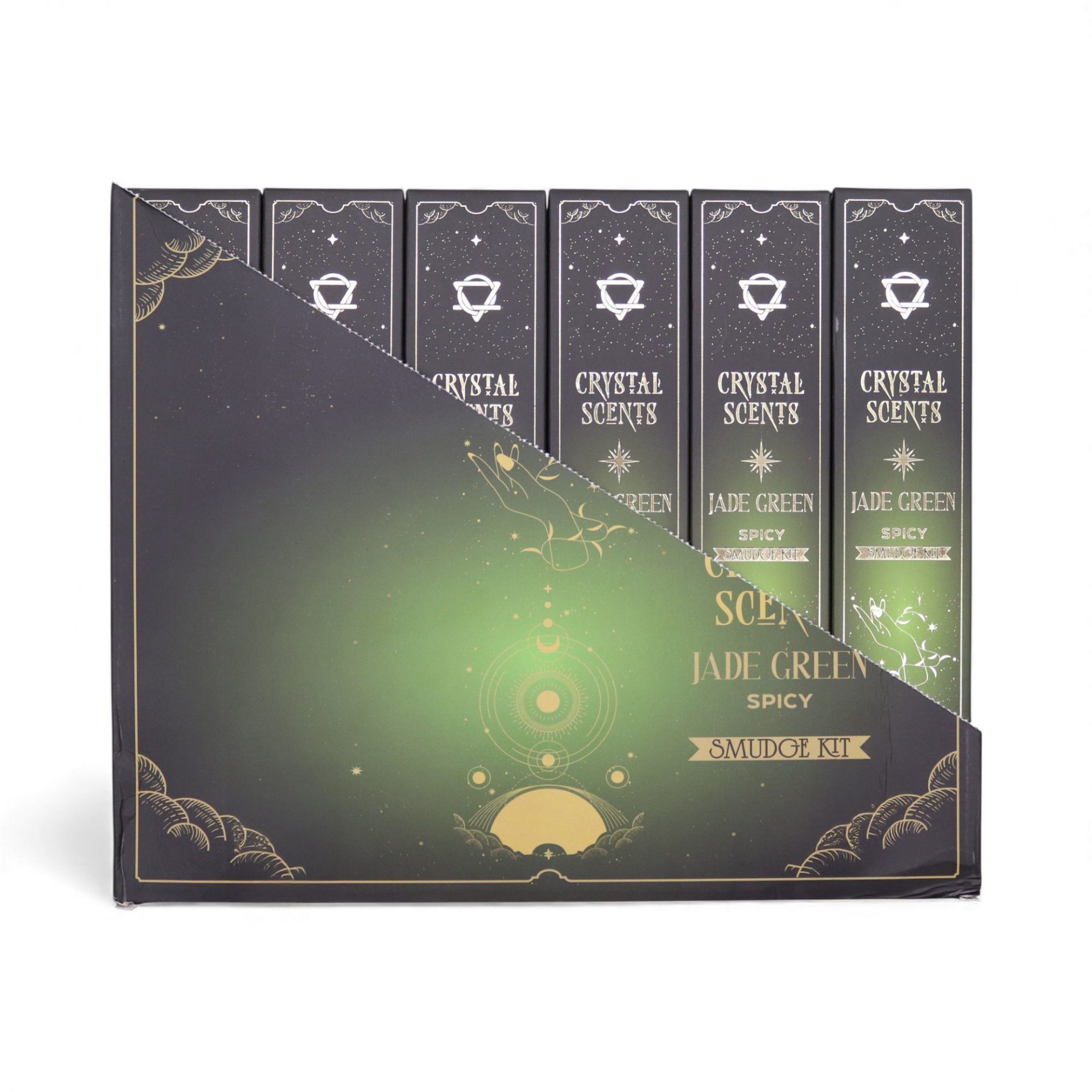 Encens Épicé aux Cristaux de Jade – 10 Bâtonnets Crystal Scents pour Ambiance & Rituel – Image 3