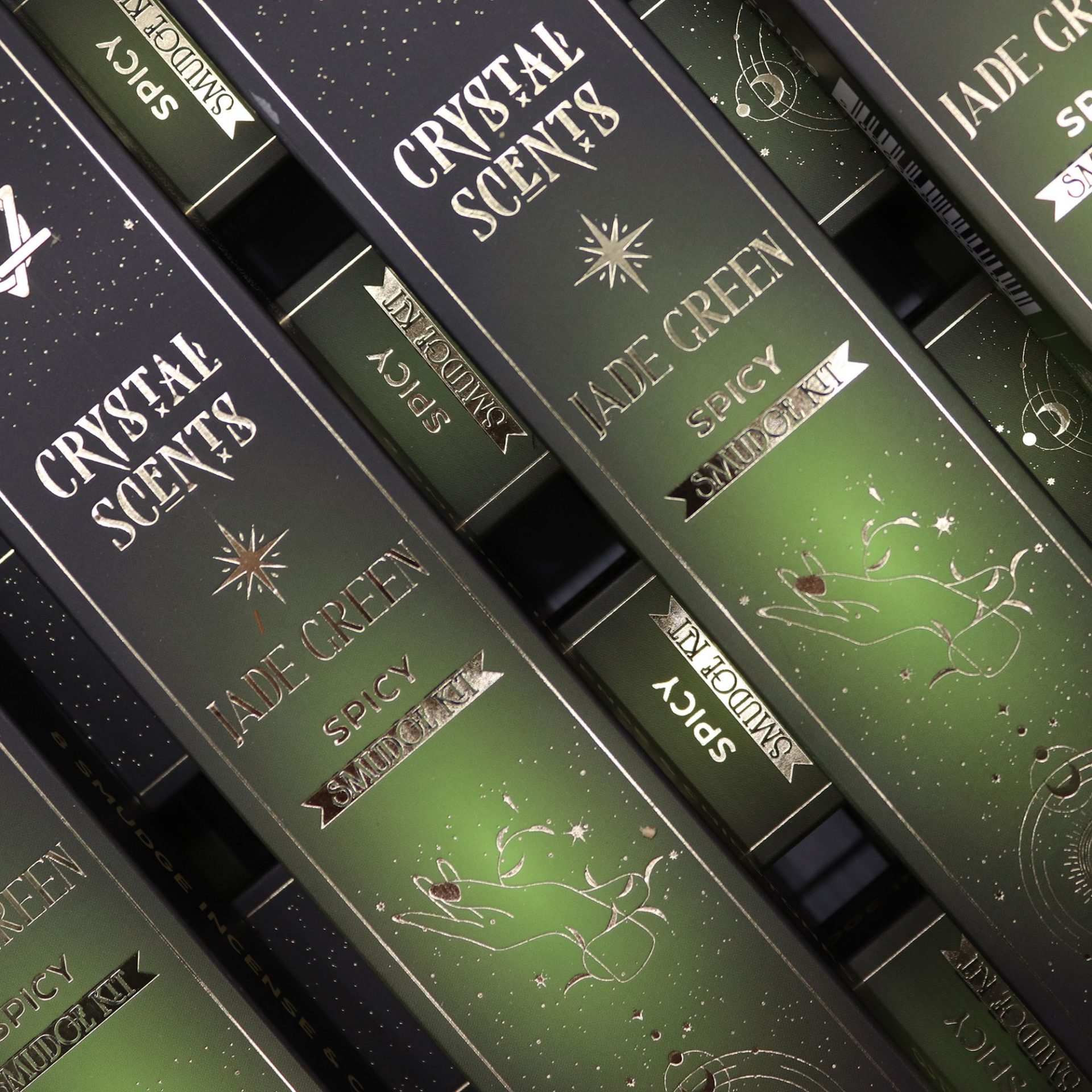 Encens Épicé aux Cristaux de Jade – 10 Bâtonnets Crystal Scents pour Ambiance & Rituel – Image 2