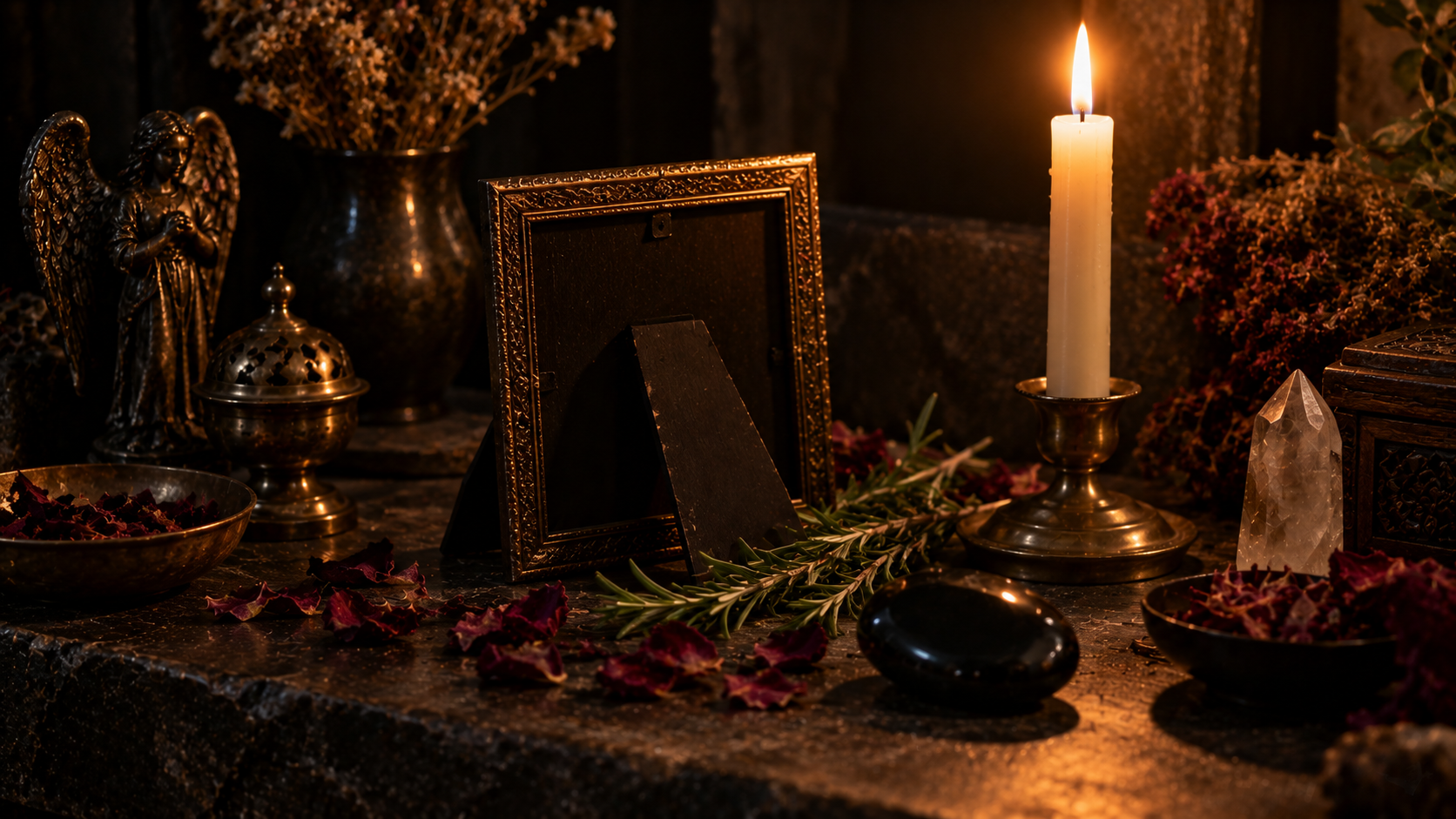 Rituels d'accompagnement du deuil — autel des ancêtres