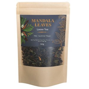 Thé en vrac fruits rouges et hibiscus, mélange thé rouge Pu-erh et thé vert Sencha - Lumen Arca