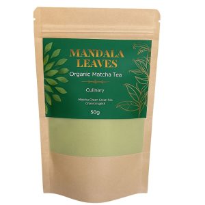 Sachet de matcha culinaire bio Mandala Leaves, 50 g - Lumen Arca