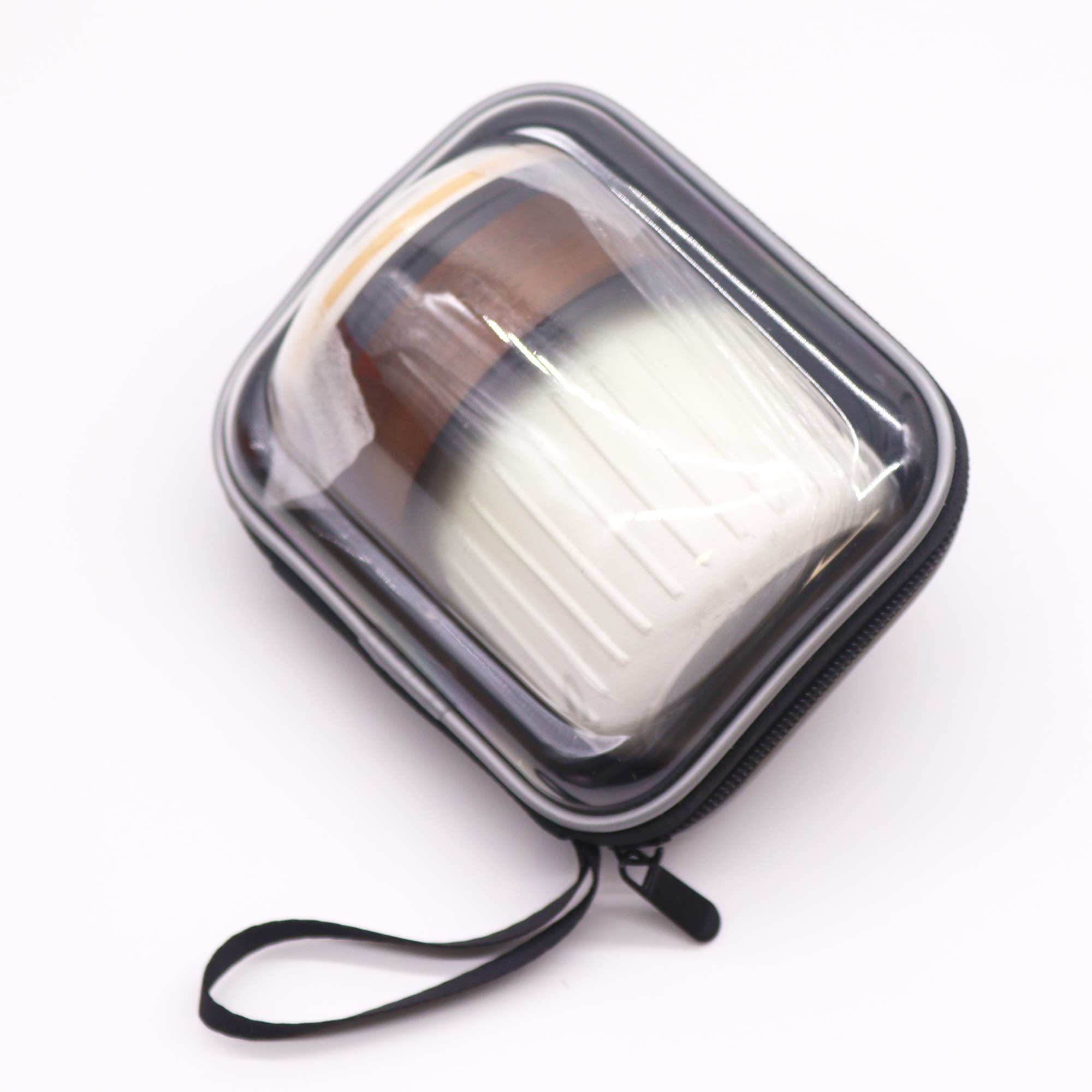 Service à Thé de Voyage, Dégradé Noir et Blanc – Théière et 3 Tasses – Image 4