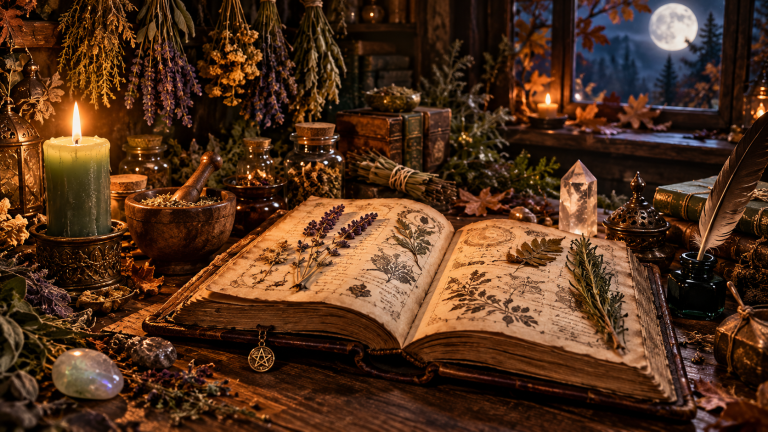 Créer son grimoire : herbier, rituels et intentions