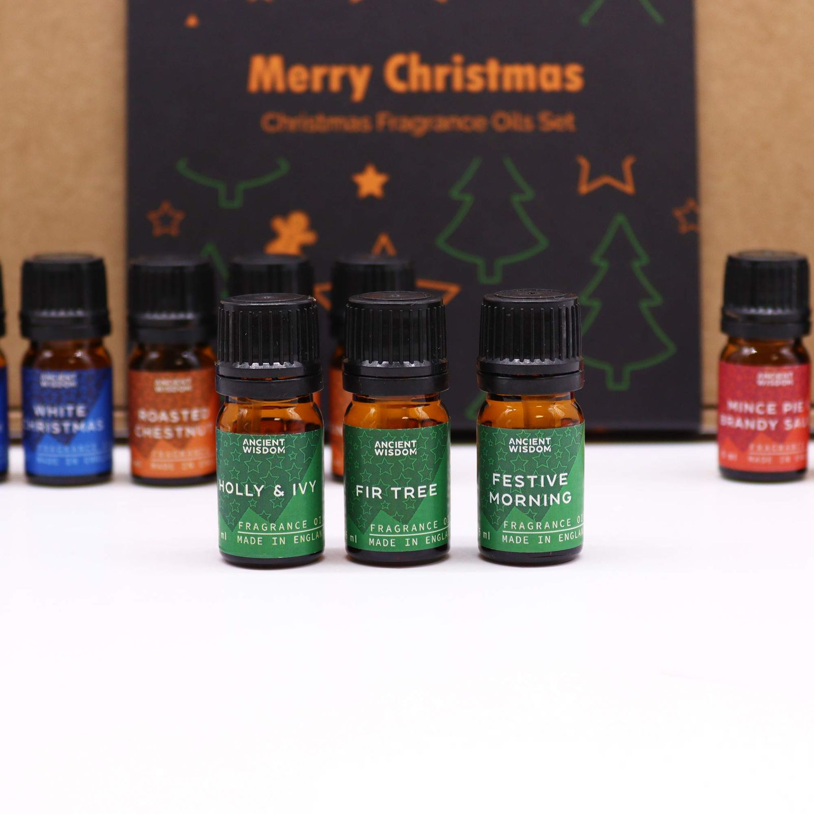 Coffret de Parfums Délices Festifs — 12 Huiles Parfumées de Noël – Image 8