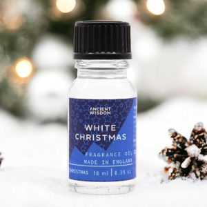 Huile parfumée White Christmas 10 ml, flacon pour brûleur et pierre parfumée - Lumen Arca